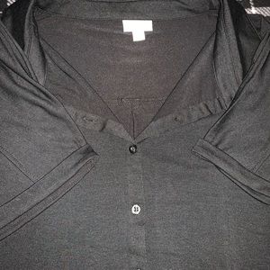 Black button down Charlie by Lula Roe